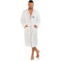 Cressi XVA823003, Accappatoio in Cotone Premium Unisex, Bianco, M