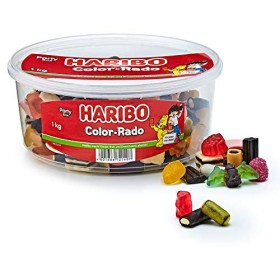 Haribo Color Rado, Caramelle Gommose alla Frutta, Dolci, Barattolo da 1000g