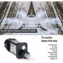 600 LED Catena IDESION 6M x 3M Tenda di Luci con 8 Modalità di Illuminazione, Barriera Fotoelettrica a LED per Camera or Estern