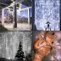 600 LED Catena IDESION 6M x 3M Tenda di Luci con 8 Modalità di Illuminazione, Barriera Fotoelettrica a LED per Camera or Estern