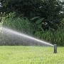 Claber 90474 Irrigatore a Turbina di Media Gittata, Nero, 70x55x150 cm