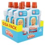 Mastro Lindo Detersivo Igienizzante Lavapavimenti, Liquido Multiuso, 6 Confezioni (6x950 ml), Candeggina, Eucalipto, Maxi Format