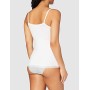 Marchio Amazon - Iris & Lilly Canotta con Pizzo Body Natural Donna, Pacco da 2, Multicolore (White/Black), XS, Label: XS