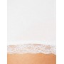 Marchio Amazon - Iris & Lilly Canotta con Pizzo Body Natural Donna, Pacco da 2, Multicolore (White/Black), XS, Label: XS
