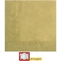 Ciao-Kit Party Tavola Oro persone (94 pezzi: 30 piatti Ø23cm, 24 bicchieri plastica 200ml, 40 tovaglioli carta 33x33cm), Single