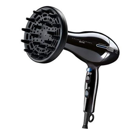 Imetec Salon Expert P2 2200 Asciugacapelli Professionale, Motore AC 2200 W, Tecnologia a Ioni, Rivestimento in Ceramica e Tormal