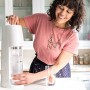 Sodastream Spirit Produttore di Acqua frizzante, Bottiglia 1l inclusa, Bianco, 53 cm