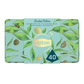 Lipton confezione regalo con varietà di té selezionate – 40 filtri (5 filtri x 8 varietà)