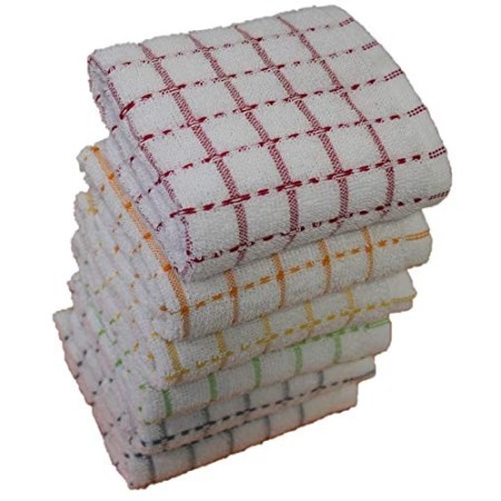 Viterbo Biancheria Set Strofinacci Multiuso da Cucina 6 Pezzi 50x70 Ottima qualità in Cotone (Modello Bellissimo)