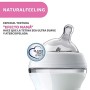 Chicco Natural Feeling Bottiglia Flusso Normale con tetarella inclinata, 0M +,150 Ml [ Importato da Unione Europea]