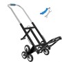 ZEHNHASE Capacità 150kg Carrello Pieghevole Per Scale Con 6 Ruote Carrello Trasformabilble Per Scale In Acciaio Carrello, Trasp