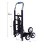 ZEHNHASE Capacità 150kg Carrello Pieghevole Per Scale Con 6 Ruote Carrello Trasformabilble Per Scale In Acciaio Carrello, Trasp