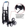 ZEHNHASE Capacità 150kg Carrello Pieghevole Per Scale Con 6 Ruote Carrello Trasformabilble Per Scale In Acciaio Carrello, Trasp