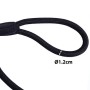 dibea Guinzaglio retriever guinzaglio per cani guinzaglio formazione 120 cm lunghezza Nero