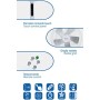 Ardes AR5D42PRW SILVERADO 42PRW Ventilatore a Piantana 5 Pale 40 cm Silver 3 Livelli di Velocità con Telecomando e Timer Comand