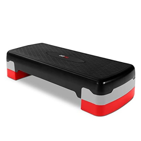 FITFIU Fitness PS-150 - Stepper aerobica fitness regolabile, Step fitness e cardio allenamento a casa 70x30x11cm