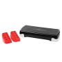 FITFIU Fitness PS-150 - Stepper aerobica fitness regolabile, Step fitness e cardio allenamento a casa 70x30x11cm