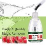 Magic Soak Off Gel,Gel Polish Remover, Facilmente e Rapidamente,Remover Semipermanente Unghie,Non Danneggia le Unghie,15 ml(2 Pe