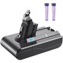 Yaber 3000mAh Batteria di Ricambio per Dyson V6 DC62 DC59 DC61 DC58 Animale DC72 DC74 Aspirapolvere Portatile con 2 Filtri 21,6 