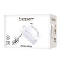 Beper BP.304 Sbattitore Elettrico e Mescolatore, 150 W, ABS, Acciaio Cromato, Bianco Tortora