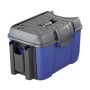 Plastica Panaro Valigetta Pesca Rod 169, con Porta canne e Tasca Laterale per pastura, Blu, Dimensioni Esterne 525 x 340 x H300 