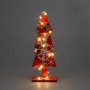 30 cm rosso albero LED tavolo centrotavola Natale vacanza casa decorazione con 20 LED bianco caldo