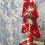 30 cm rosso albero LED tavolo centrotavola Natale vacanza casa decorazione con 20 LED bianco caldo