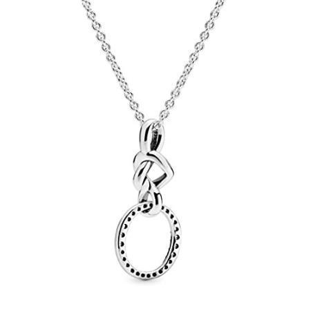 Pandora Donna argento Collana con ciondolo 398078CZ-60