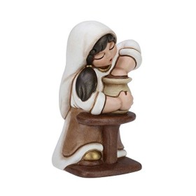 THUN - Presepe Giubileo - Vasaia in Ceramica Decorata a Mano, h 13 cm