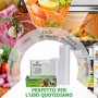 KitchenBoss Sacchetti Sottovuoto per Alimenti,3 rotoli 15x500cm,15 M,(Non più forbici) Rotoli Sacchetti goffrati,per Conservazi