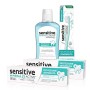Kit Denti Sensibili - NUOVO Sensitive Mineral Active di Mentadent (include 2 dentifrici da 75ml, 1 collutorio da 300ml ed 1 spaz