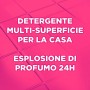 Fabuloso Detersivo Pavimenti Multiuso, Freschezza Floreale, Pulisce e Profuma Tutta La Casa, fino a 24h di Profumo, Detergente L
