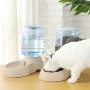 YGJT Distributori Automatici di Cibo/Aqua per Gatti e Cani Pet Feeder Automatico - 2 Pezzi - 3.75L Prodotti per Animali Domestic