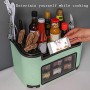 Ritioner Porta Spezie,Scatola di conservazione per condimenti, Portaoggetti Multifunzionale Poggia coltelli Scatola condimento M