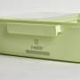 B-Hungry® - Set Pranzo 2.0 - Supporta i senzatetto - Contenitore per Alimenti con Astuccio e Posate in Fibra di bambù e Pratic