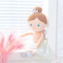 Gloveleya Peluche Bambola Peluche Pupazzo di pezza Regalo per Bambina Morbido e Sicuro da Giocare 40 cm Baby Doll Series - Angel