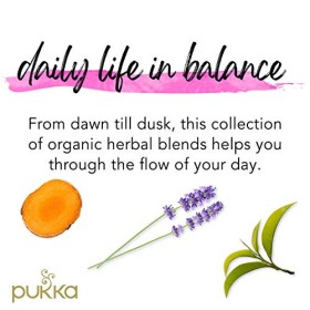 Pukka Herbs Confezione Bundle di Tisane Biologiche Day to Night - Supreme Matcha Green, Turmeric Active e Night Time