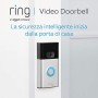 Nuovo Ring Video Doorbell | Videocitofono con video in HD a 1080p, rilevazione avanzata del movimento e facile installazione (Se