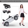 homcom Macchinina Elettrica per Bambini con Licenza Ufficiale Mercedes-Benz Luci e Fanali Funzionanti Lettore di Musica MP3 e Mi