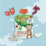 Cuore di Frutta Frullato di Frutta Bio, Mela, Fragola, Uva Rossa e Avena - Confezioni da 90G, 12 Unità