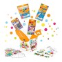 BIC 945770 - Kids Colouring Box Kit Anniversario, 12 Matite per Colorare, 12 Pennarelli per Colorare, 12 Pastelli a Olio, 6 Tub