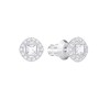Swarovski Orecchini Angelic Square, Bianco, Placcatura Rodio
