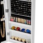 SONGMICS Armadio Armadietto Portagioie Gioielli da Parete con Specchio JBC83W