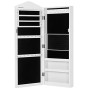 SONGMICS Armadio Armadietto Portagioie Gioielli da Parete con Specchio JBC83W