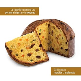 Panettone Antico di Fraccaro Spumadoro - Dolce Natalizio, Prodotto Dolciario da Forno a Lievitazione Naturale, Made in Italy –