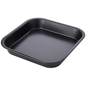Guardini Gardenia, Stampo Quadro 21x21cm, Acciaio con rivestimento antiaderente, Colore nero