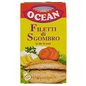 Ocean Filetti di Sgombro in Olio di Semi, 125g