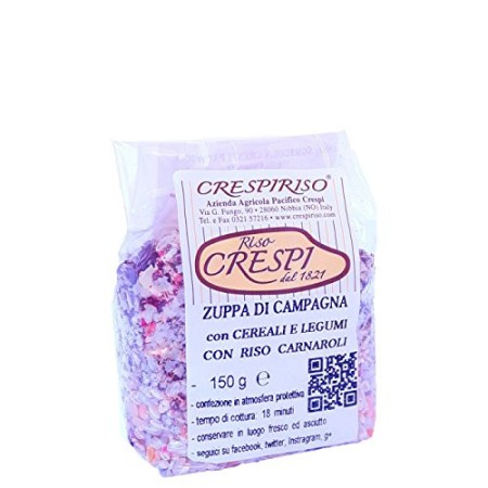 Zuppa di riso con cereali e legumi crespiriso 150g