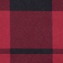 AmazonBasics - Set copripiumino in flanella - 230 x 220 cm/50 x 80 cm x 2, Rosso a quadretti