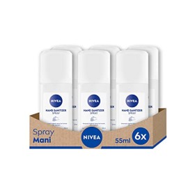 NIVEA Spray Igienizzante Mani, in confezione da 6 x 55ml, Formato Tascabile